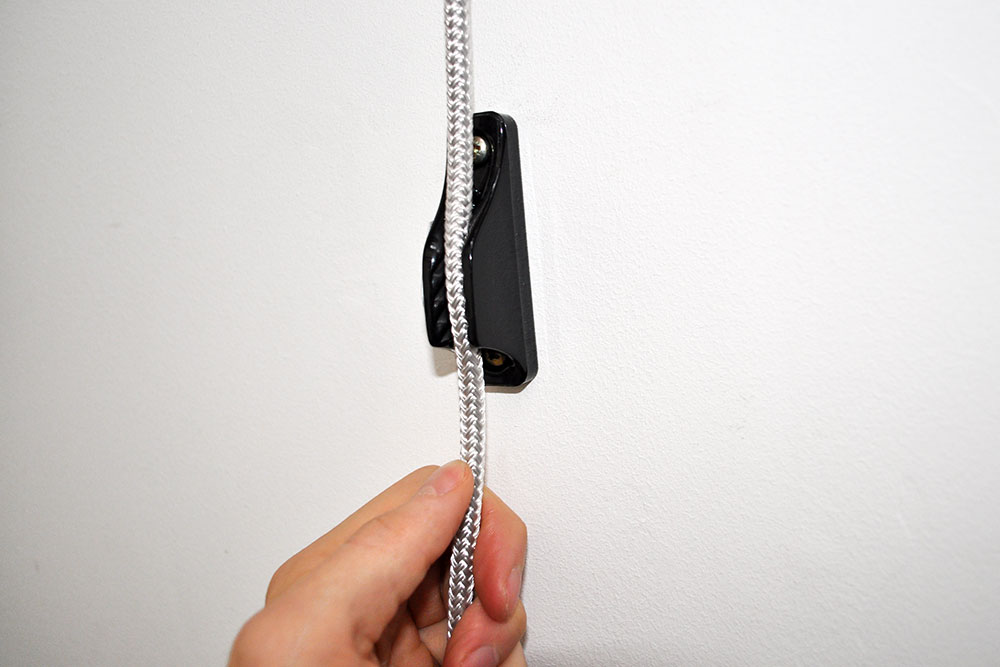 Klemme für Seile mit Ø 4 - 8 mm - Schwarz