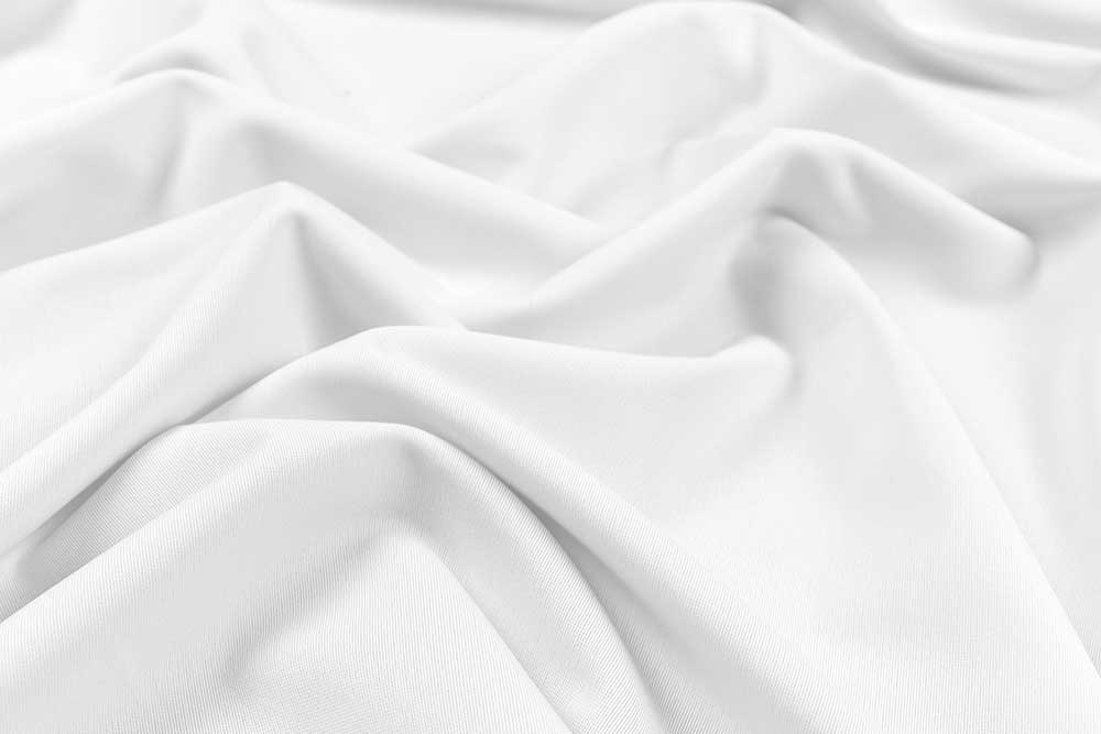 Event-Stretch - B1 schwer entflammbar - Weiß - 80 cm