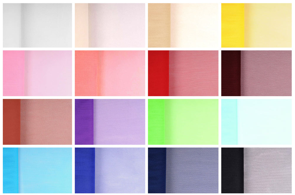 Tüll - schwer entflammbar