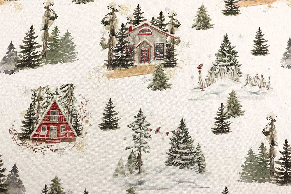 Recycling-Dekostoff - Winter Lodge